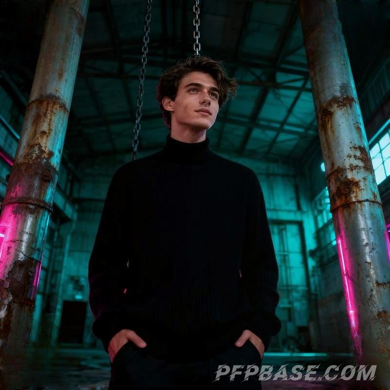 Image 2: young man, city rooftop, graffiti wall, mountain meadow, autumn forest, cliff edge