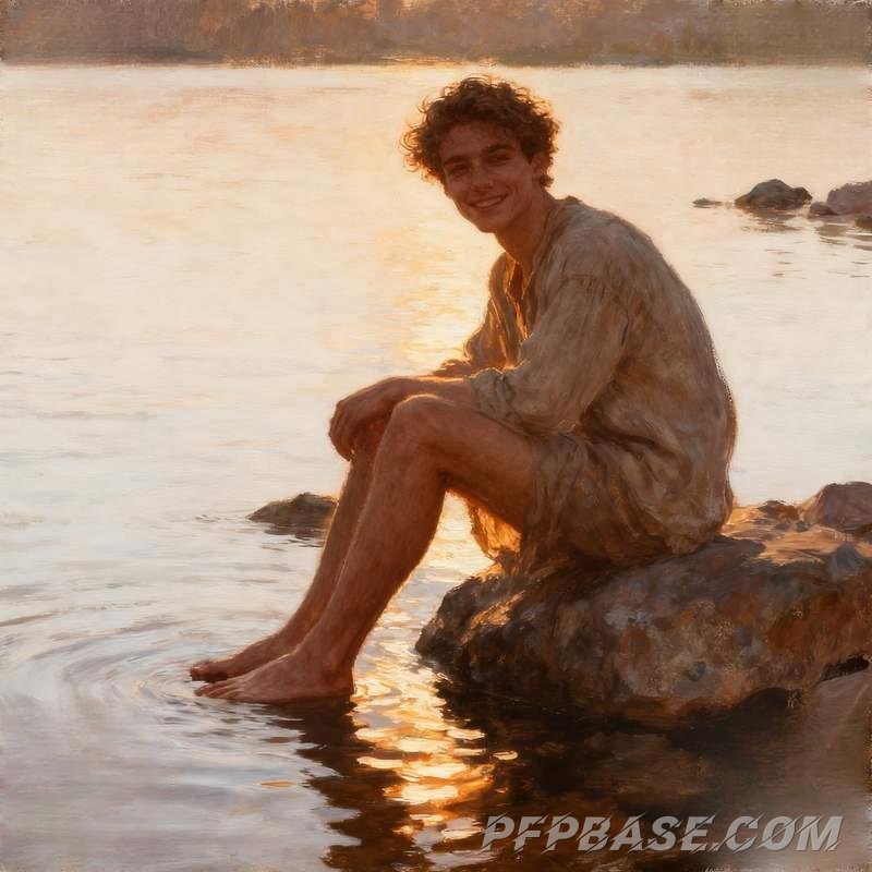 Image 7: young man, city rooftop, graffiti wall, mountain meadow, autumn forest, cliff edge