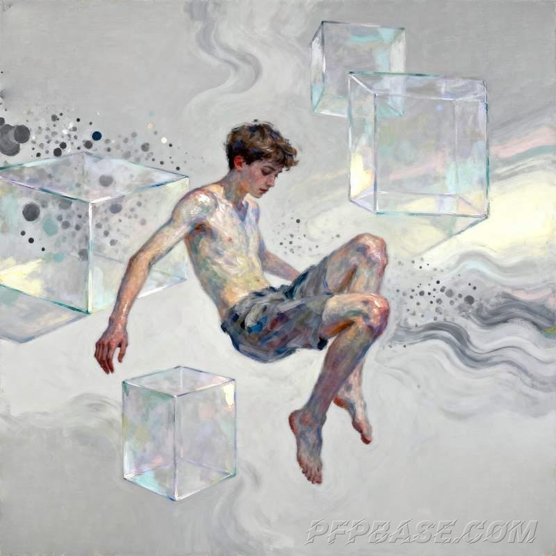 Image 7: boy, mountain range, city, forest, dreamland, wasteland