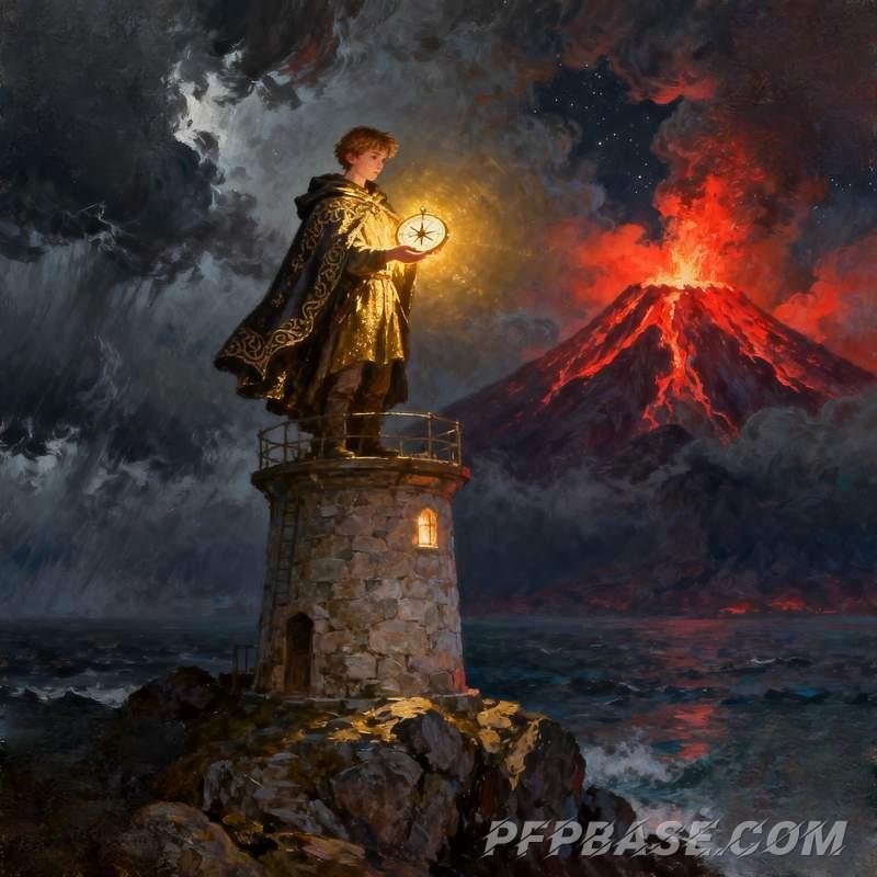 Image 3: male, avatar, cool, silver-haired youth, street boy, night watchman