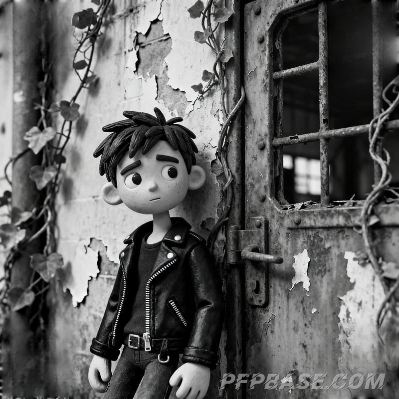 Image 7: male, avatar, cool, silver-haired youth, street boy, night watchman