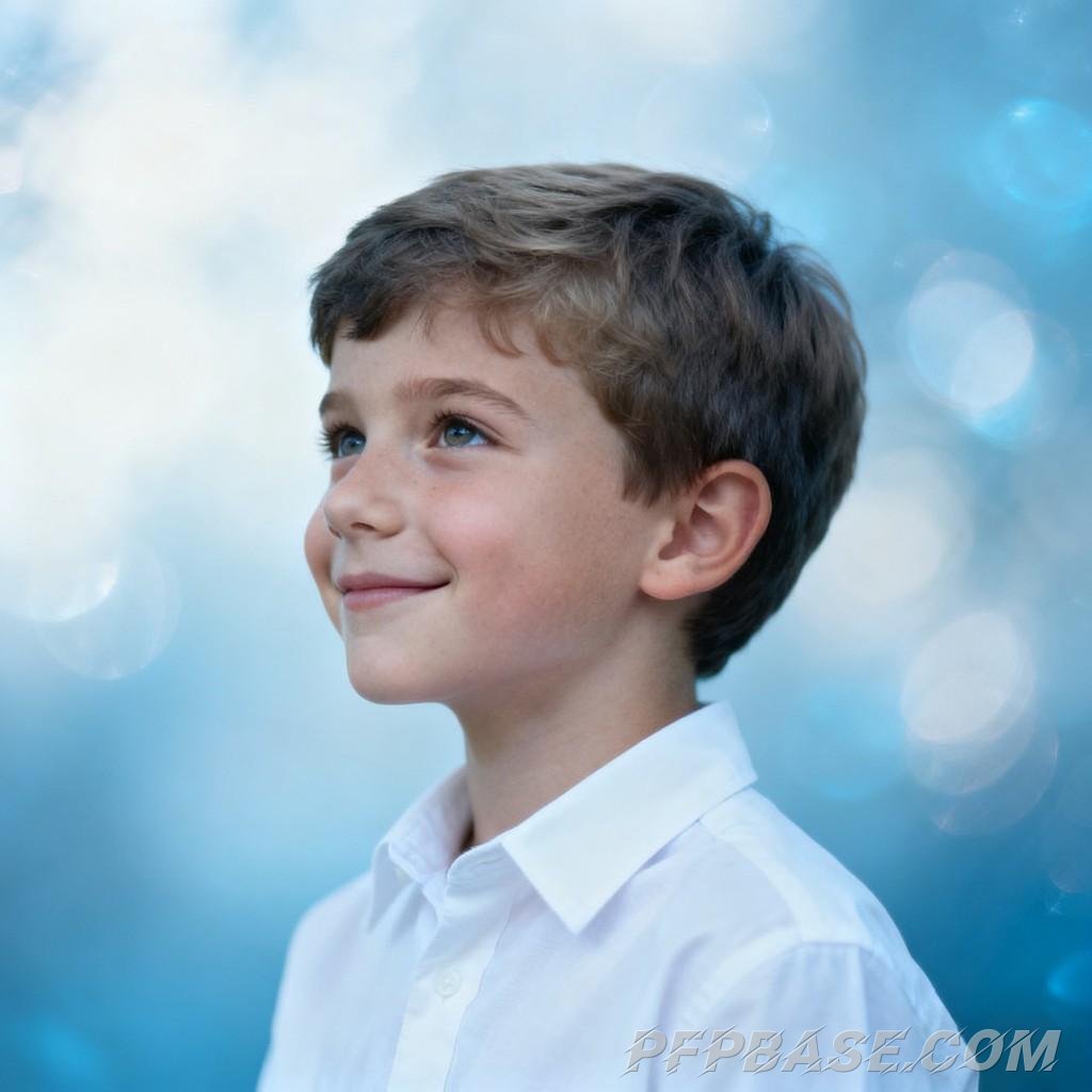 Image 8: blonde hair, blue eyes, curly hair, turtleneck sweater, khaki jacket, white bulldog