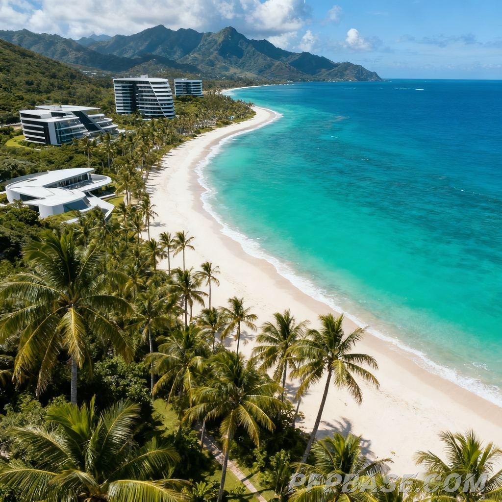 Image 8: azure, coconut grove, tranquility, dreamlike, starlight