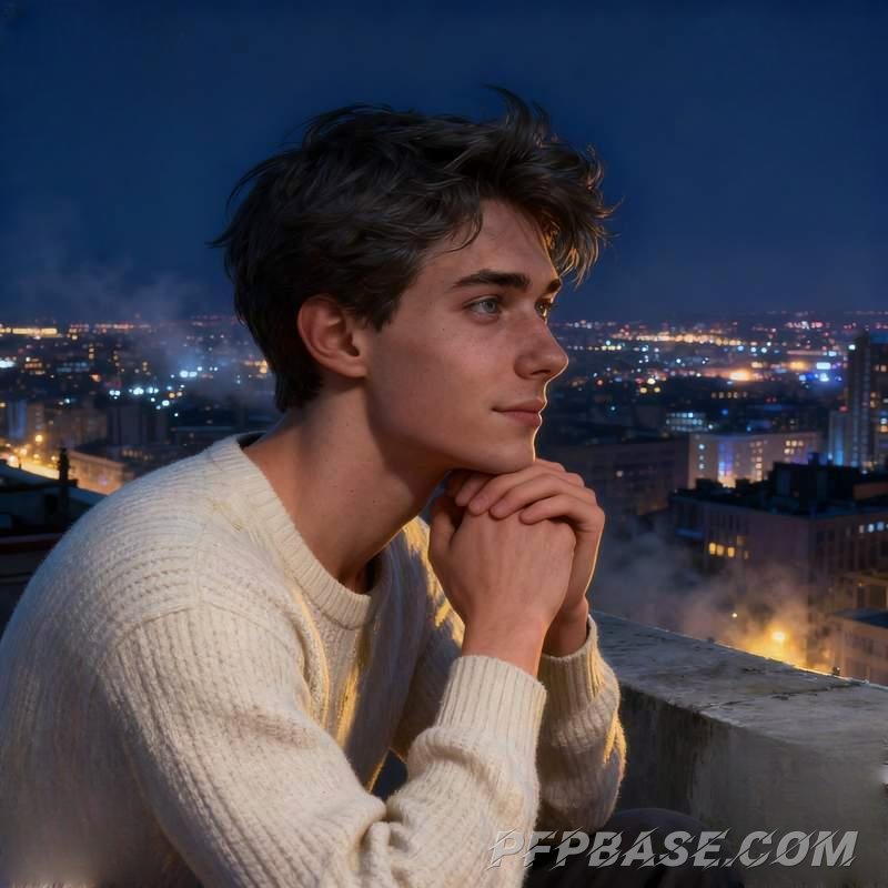 Image 4: cliff at dusk, city night view, forest light and shadow, abandoned station, meditative coastline, bu