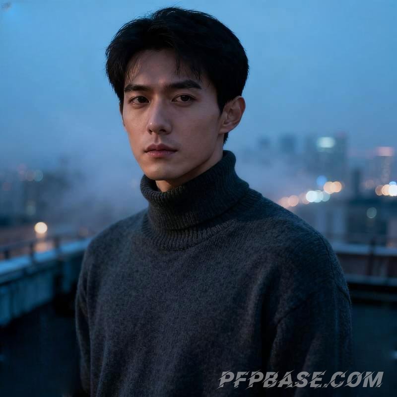 Image 2: male avatar, city night view, street graffiti, glacier cave, cliff storm, subway light and shadow