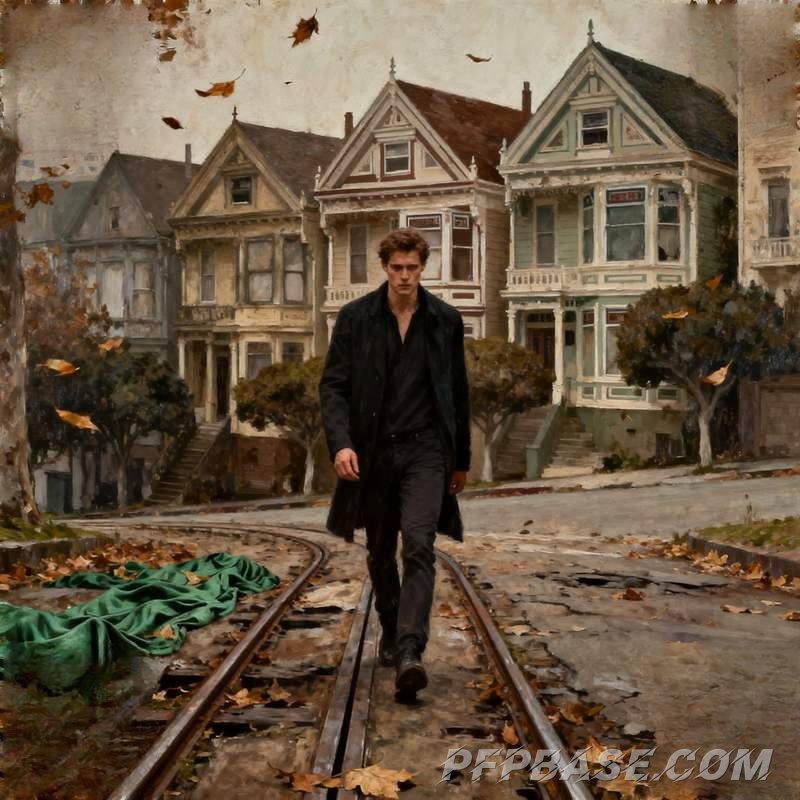 Image 5: male avatar, city night view, street graffiti, glacier cave, cliff storm, subway light and shadow