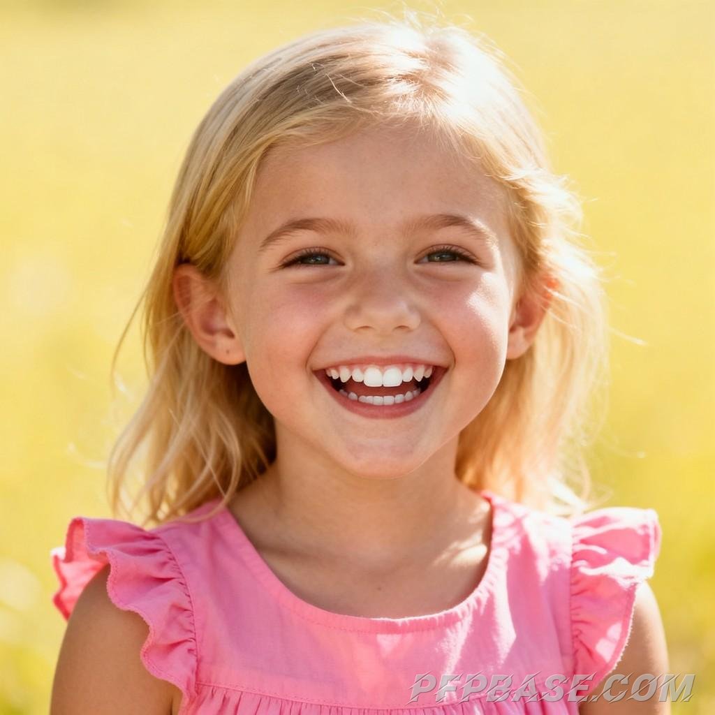 Image 1: childlike wonder, joyful laughter, innocence, cuteness, warmth