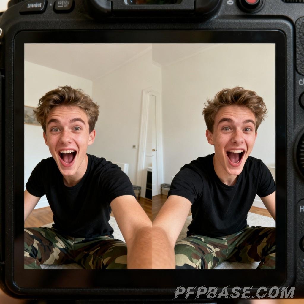 Image 1: urban youth, street style, casual vibe, nature exploration, selfie culture