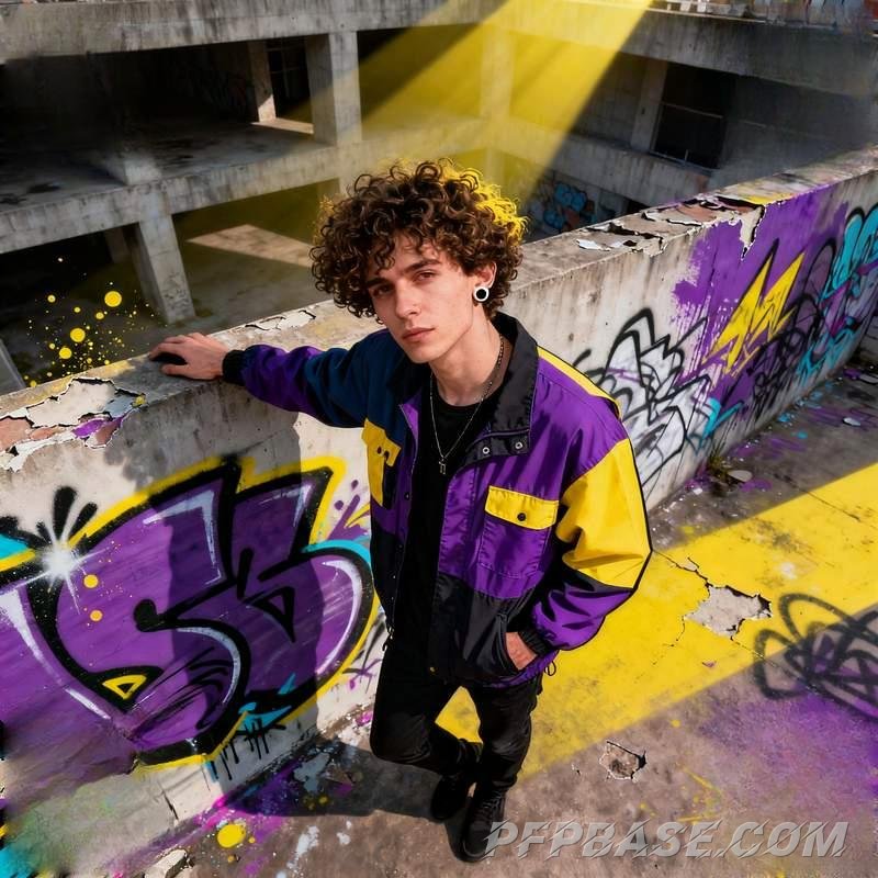 Image 7: boy, cliff, forest, rooftop, prairie, graffiti wall