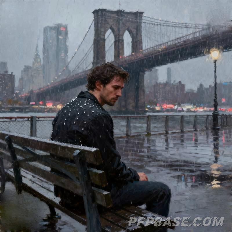 Image 4: male portrait, cliff at dusk, forest light and shadow, city after rain, dream geometry, glacier fiss