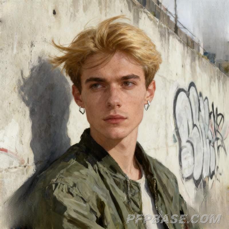 Image 7: man, mountain range, graffiti wall, lakeside, industrial factory, starry salt lake