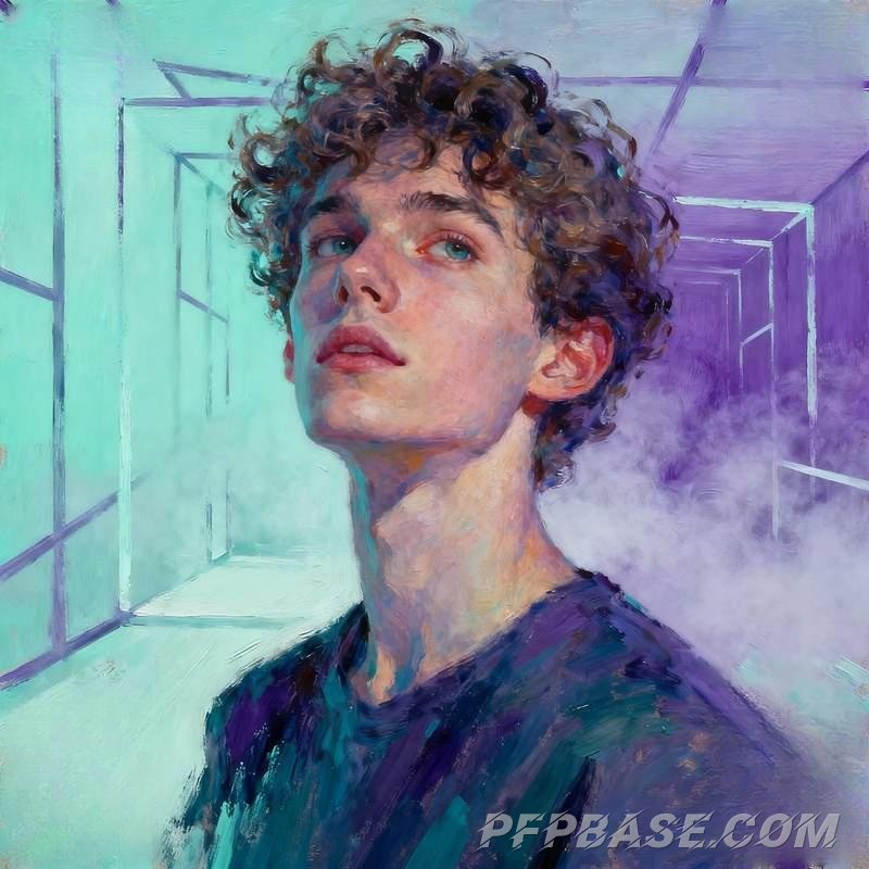 Image 7: urban male, graffiti alley, glacier crevasse, rooftop pool, dream geometry, Scottish highlands