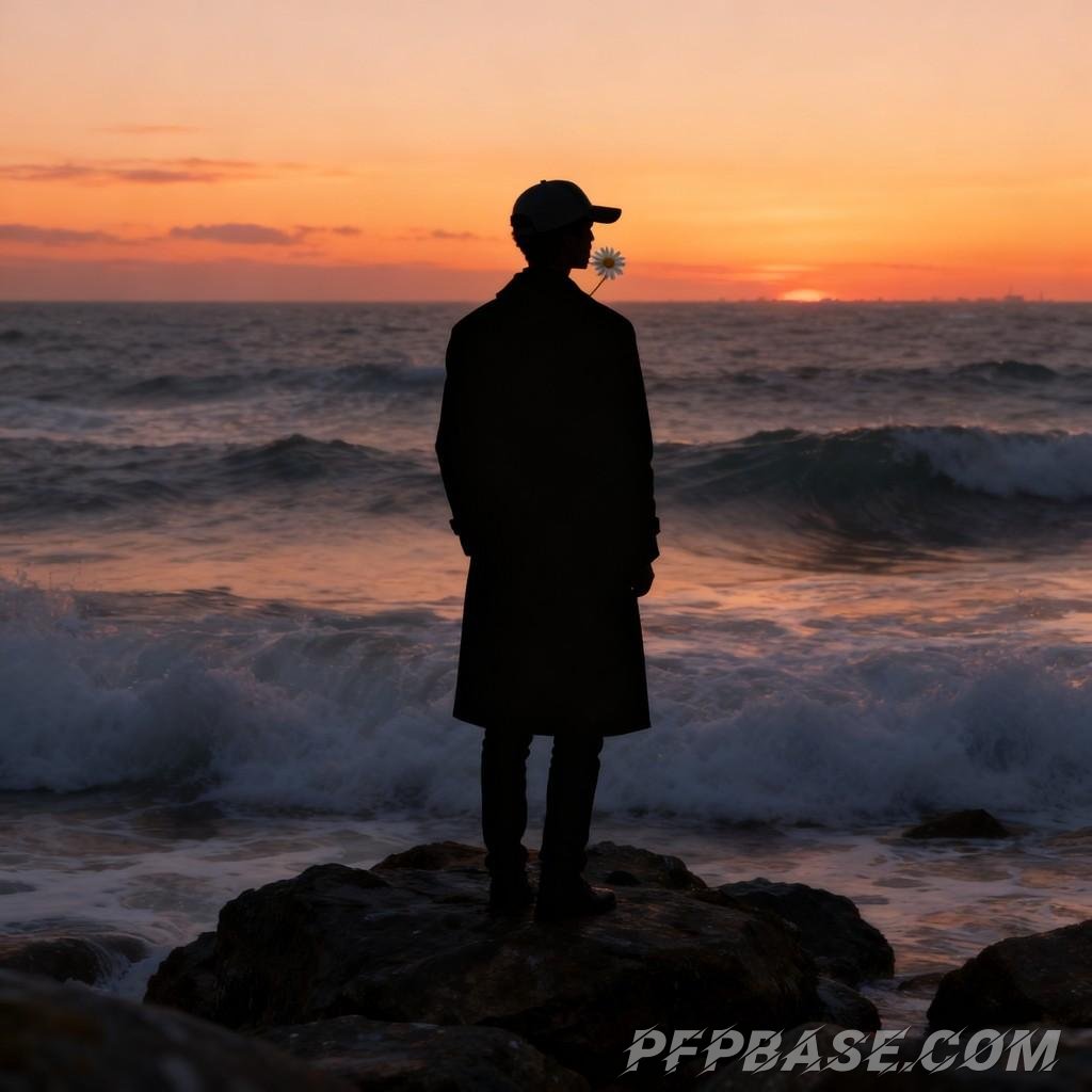 Image 1: coastal contemplation, sunset over fields, snowfield cycling, library quest for knowledge, daily unw