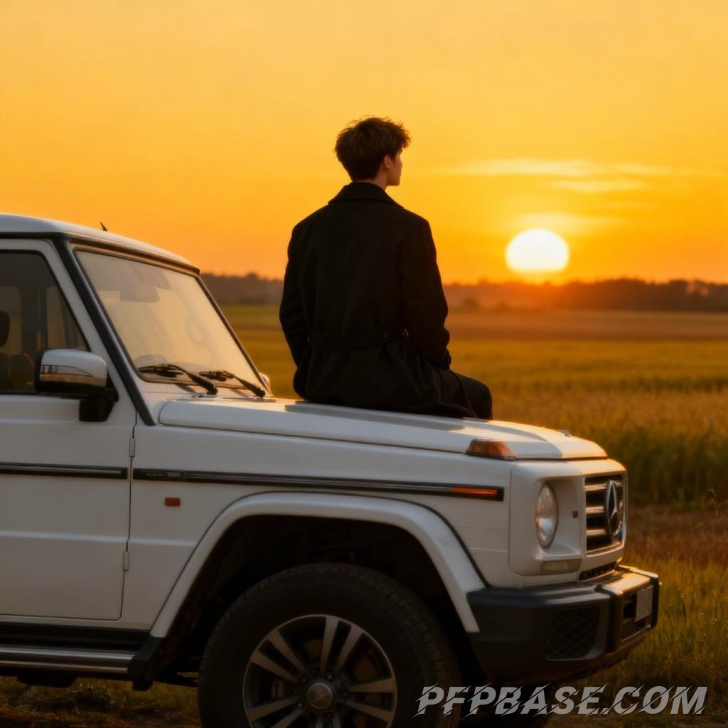 Image 2: coastal contemplation, sunset over fields, snowfield cycling, library quest for knowledge, daily unw