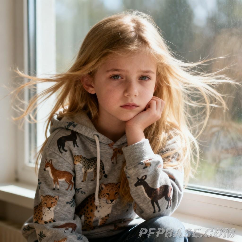Image 6: European and American style, child, nature, emotion, daily life