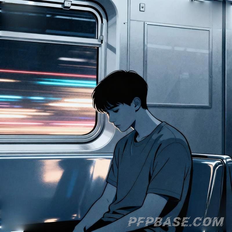 Image 4: anime male head, stormy cliff, graffiti city, misty forest, subway night ride, island sunrise