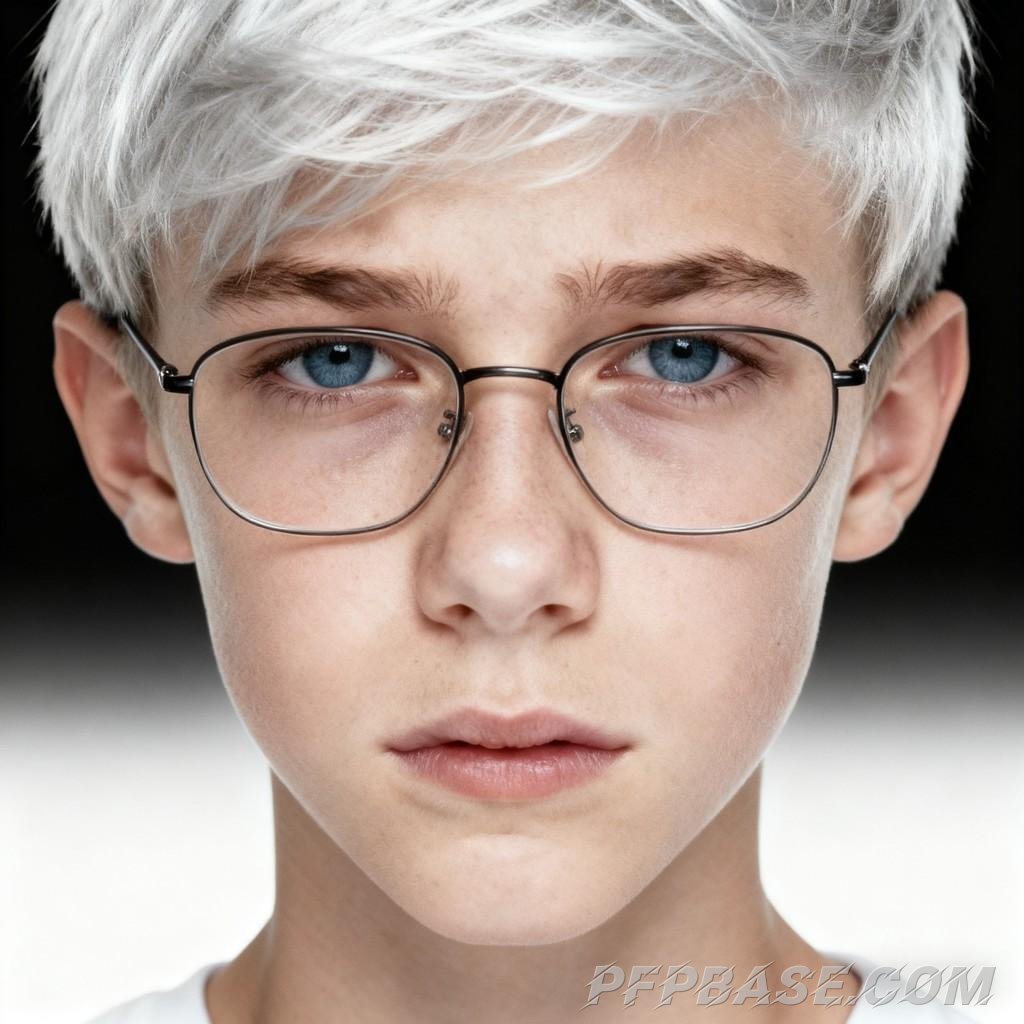 Image 5: blonde blue eyes, silver-haired city, dark sweater, red-haired enigma, light blonde in contemplation