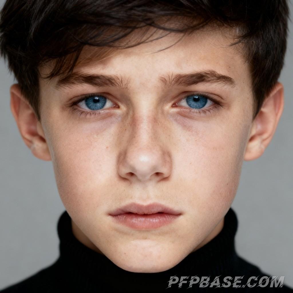 Image 7: blonde blue eyes, silver-haired city, dark sweater, red-haired enigma, light blonde in contemplation