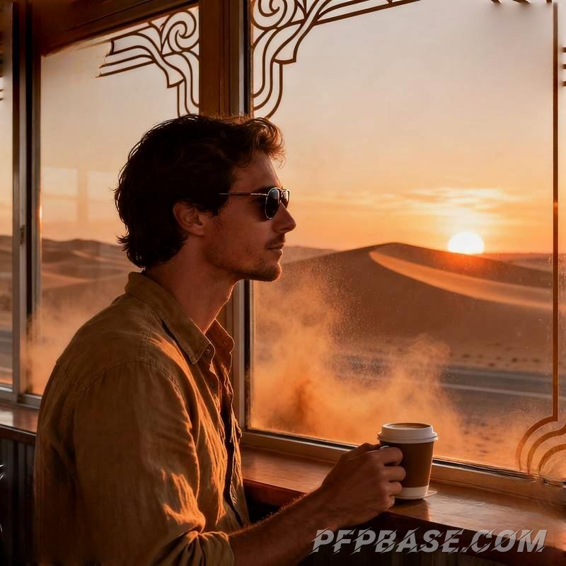 Image 1: trendy guy, graffiti wall, black sand beach, rooftop pool, desert oasis, Nordic cabin