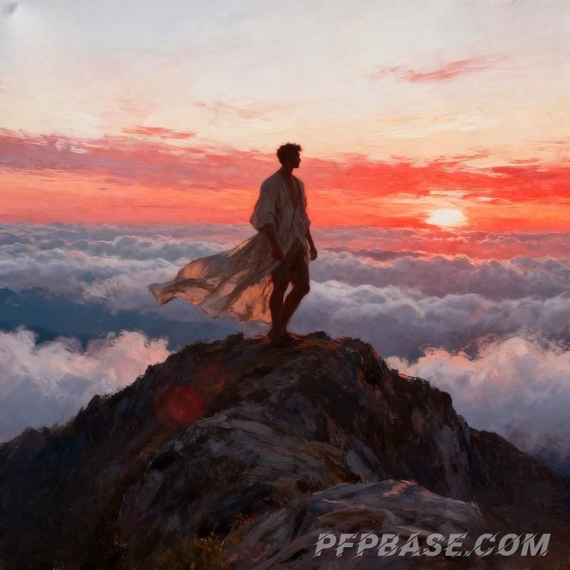 Image 4: male head, urban terrace, black forest, volcanic cave, observatory, solitary desert peak