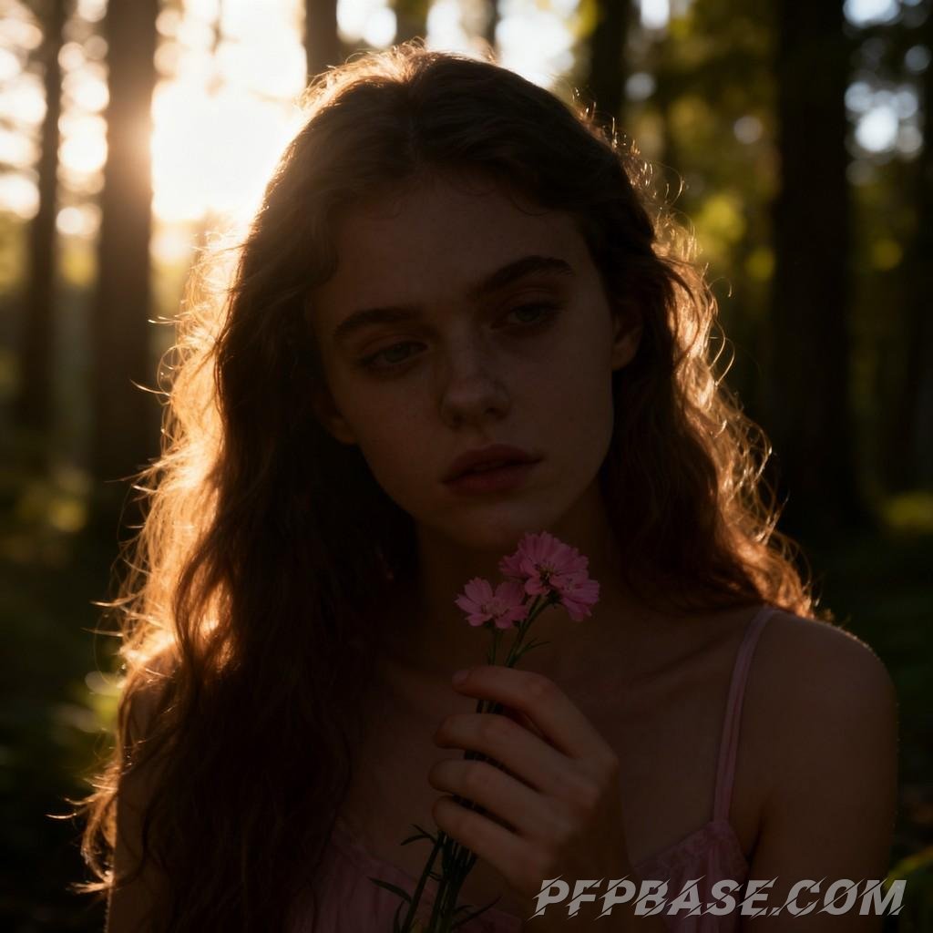 Image 2: dreamy languor, elegant aloofness, mysterious in snow, melancholy against light, serene poetry