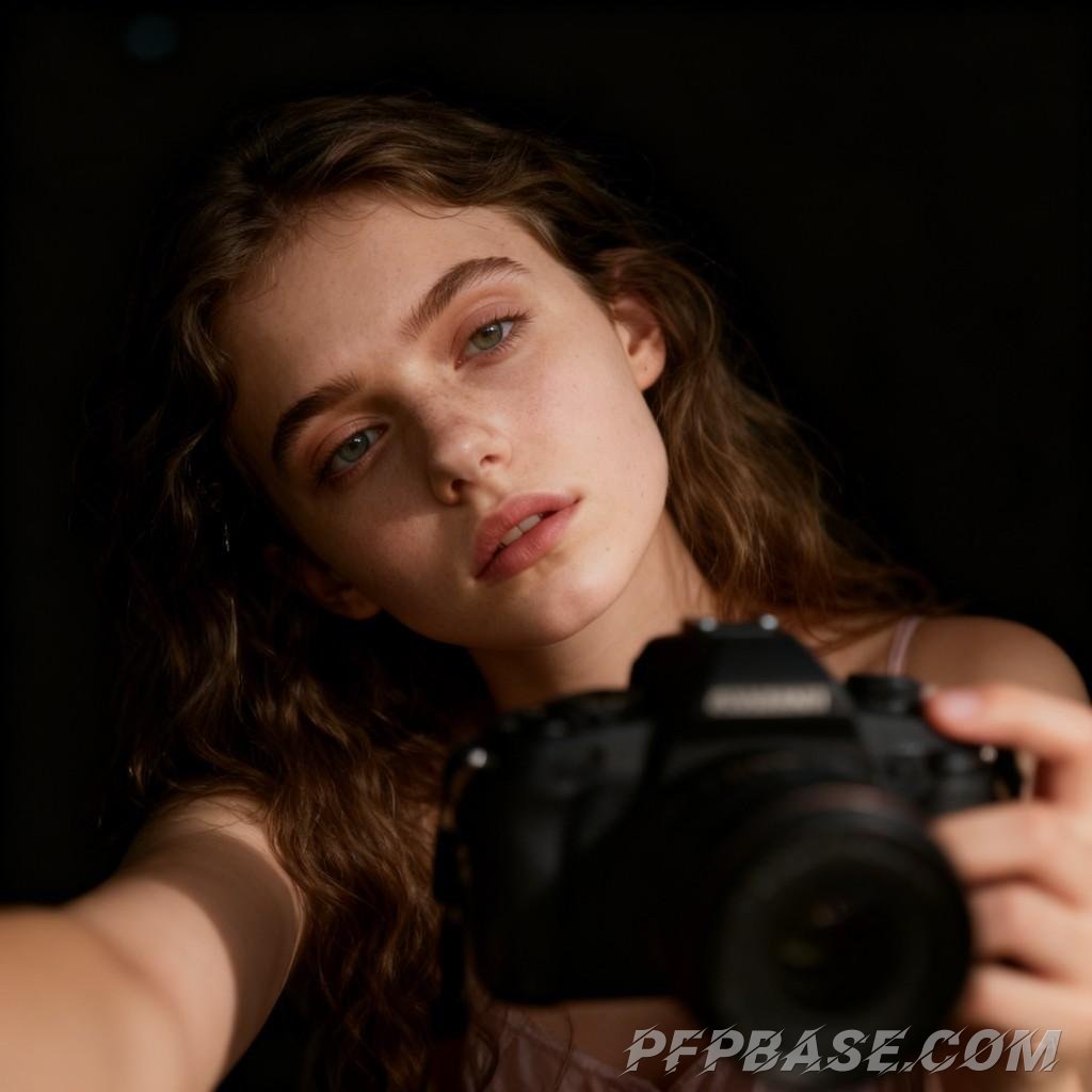 Image 8: dreamy languor, elegant aloofness, mysterious in snow, melancholy against light, serene poetry