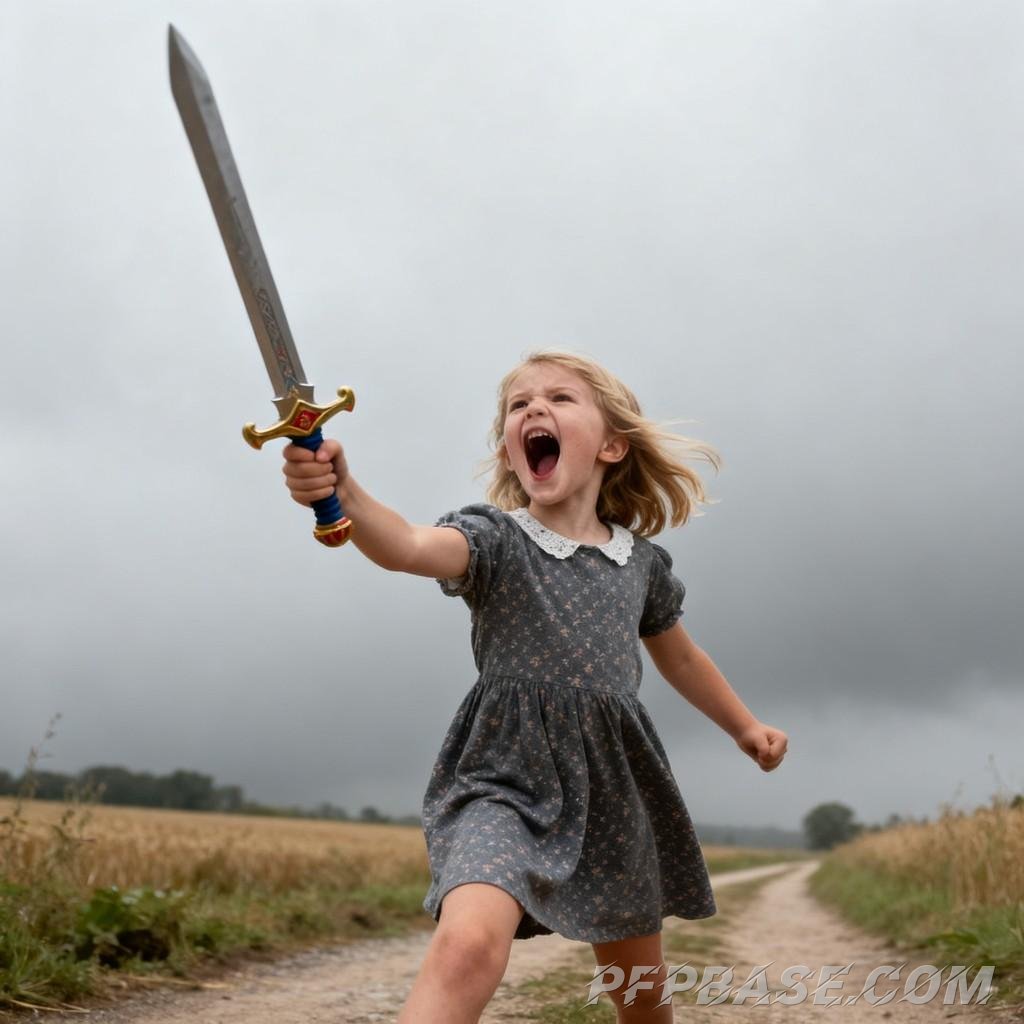 Image 1: little girl, nature, adorable, lively, soothing