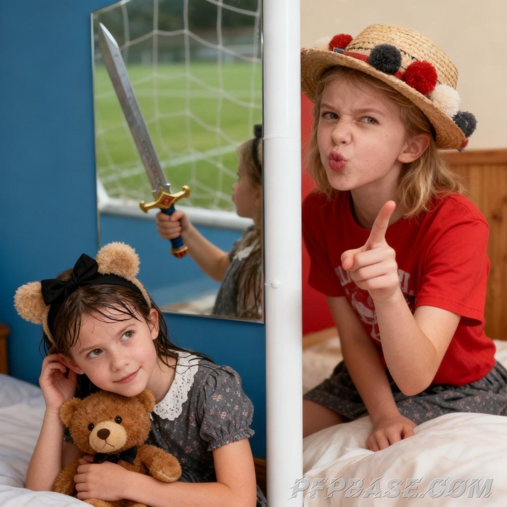 Image 5: little girl, nature, adorable, lively, soothing