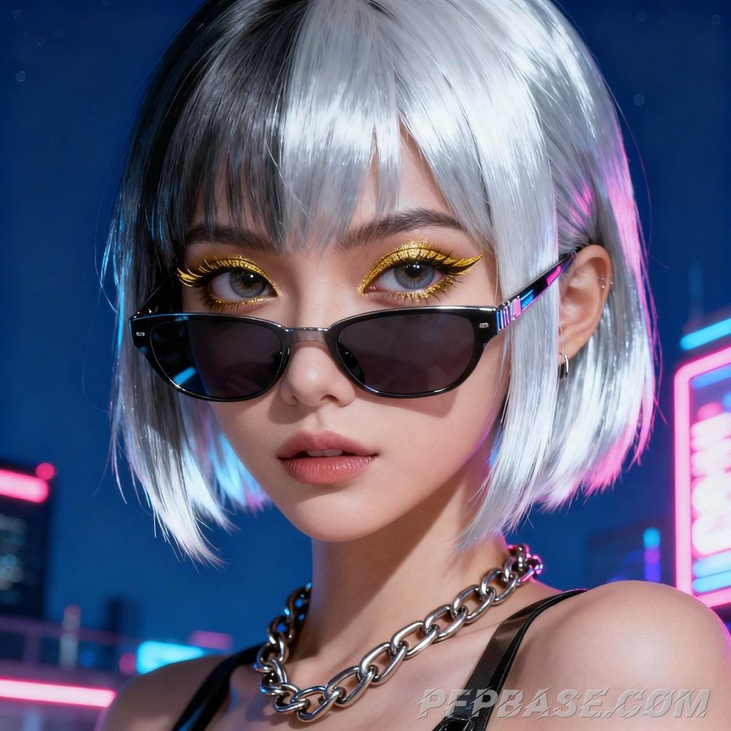 Image 4: futuristic city, enigmatic split, fresh summer, gentle contemplation, warm comfort, cool rebellion