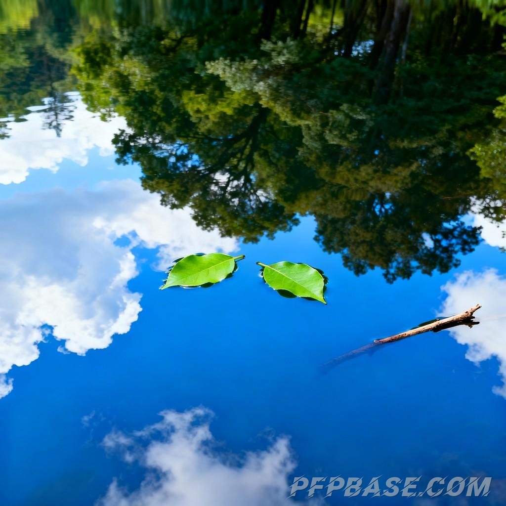 Image 3: dreamlike, reflection, nature, serenity, poetic