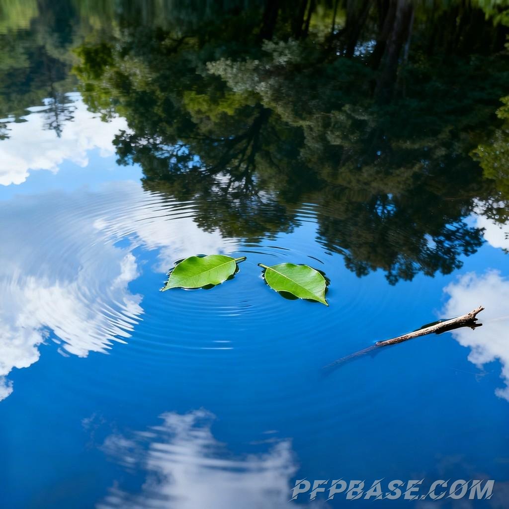 Image 4: dreamlike, reflection, nature, serenity, poetic