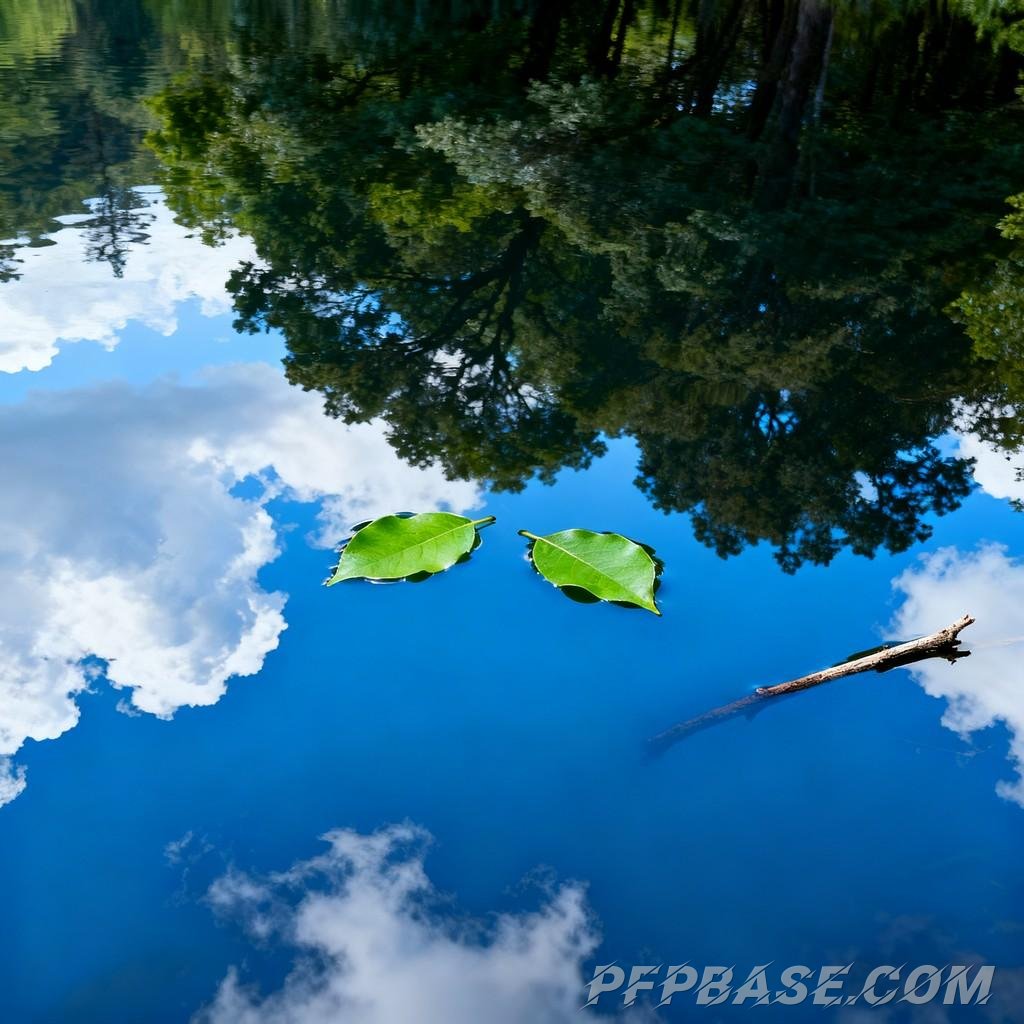 Image 7: dreamlike, reflection, nature, serenity, poetic
