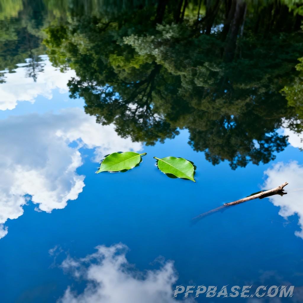 Image 8: dreamlike, reflection, nature, serenity, poetic