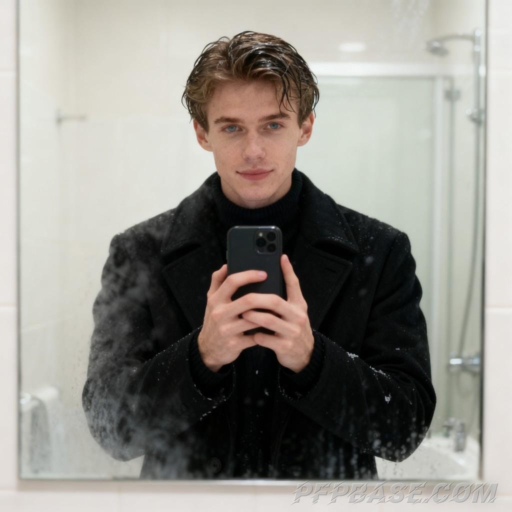 Image 8: warmth in snow, car nap, selfie with cat, bed plushies, park stroll, bathroom selfie