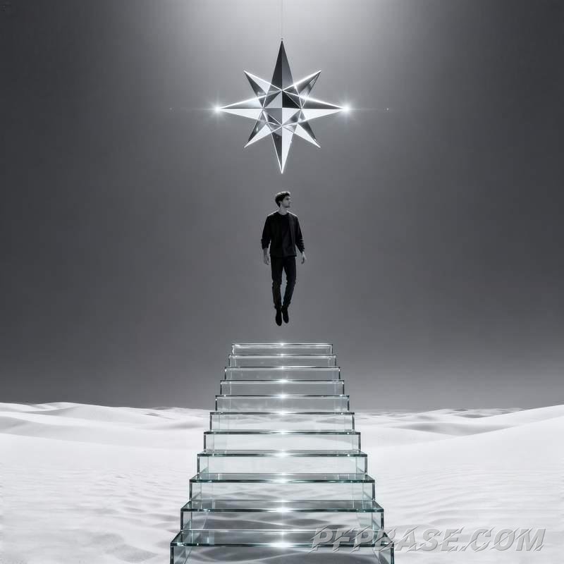 Image 4: male head, cliff, city, forest, dream, graffiti