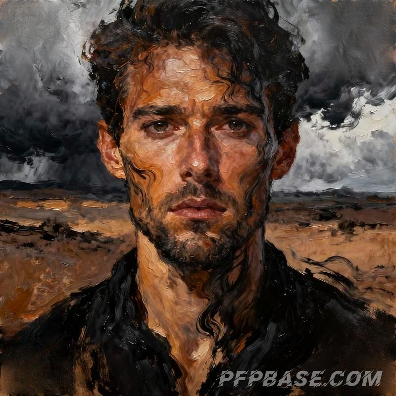 Image 7: male head, cliff, city, forest, dream, graffiti