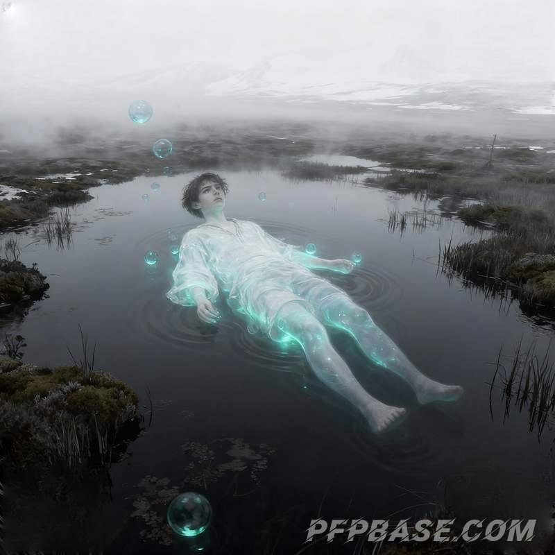 Image 5: young boy, mountain range, graffiti wall, volcano, oasis, data stream