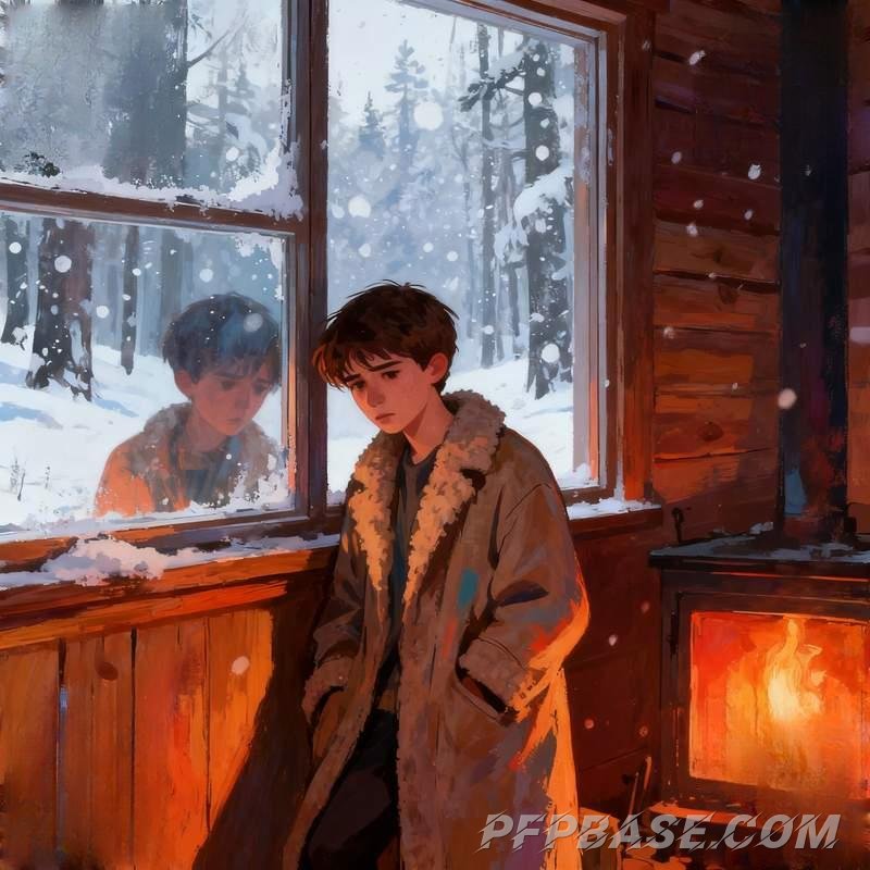 Image 6: young boy, mountain range, graffiti wall, volcano, oasis, data stream