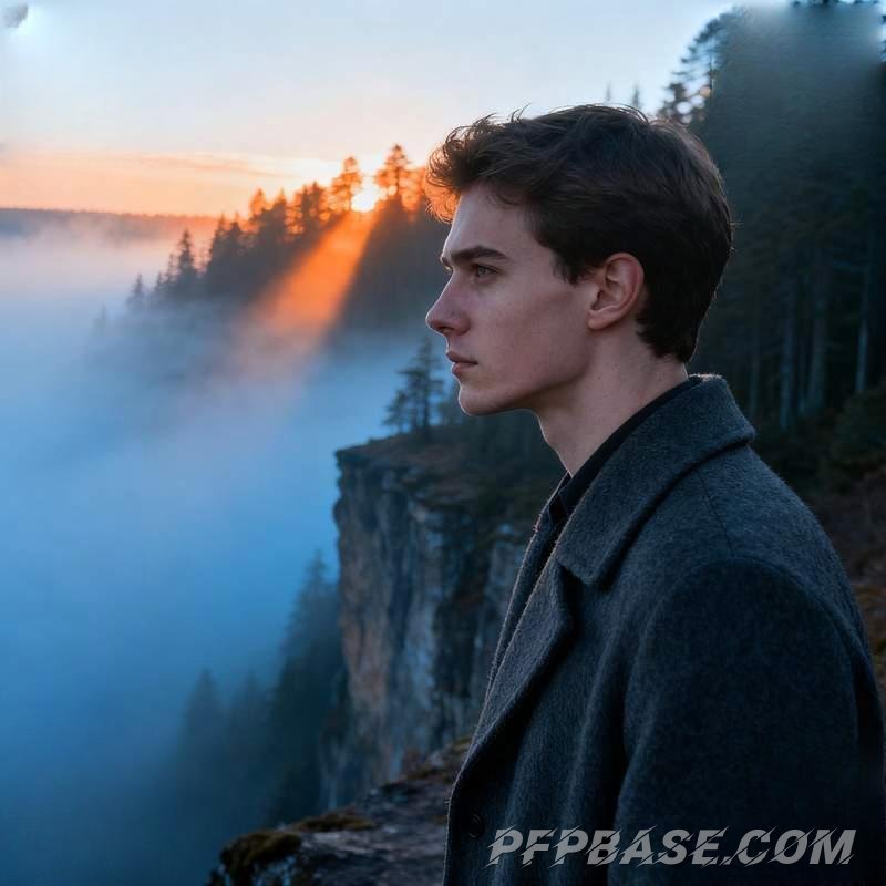 Image 2: male, profile picture, unique style, sophisticated vibe, social image