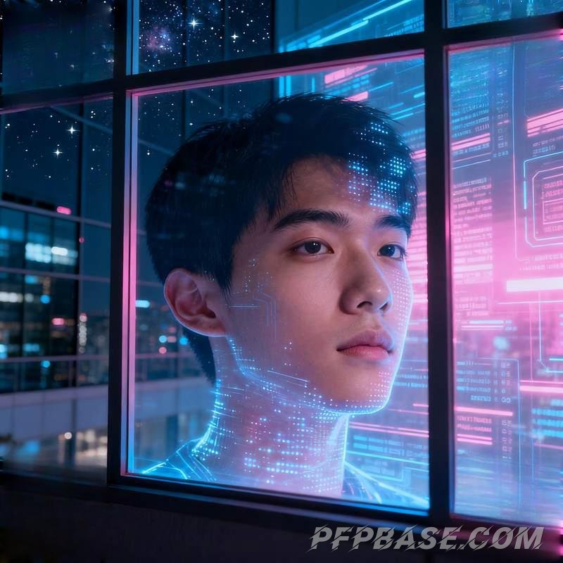 Image 4: male, profile picture, unique style, sophisticated vibe, social image