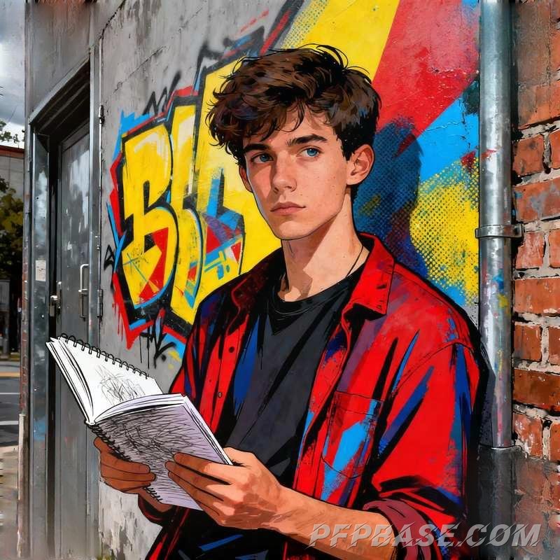 Image 7: male, profile picture, unique style, sophisticated vibe, social image