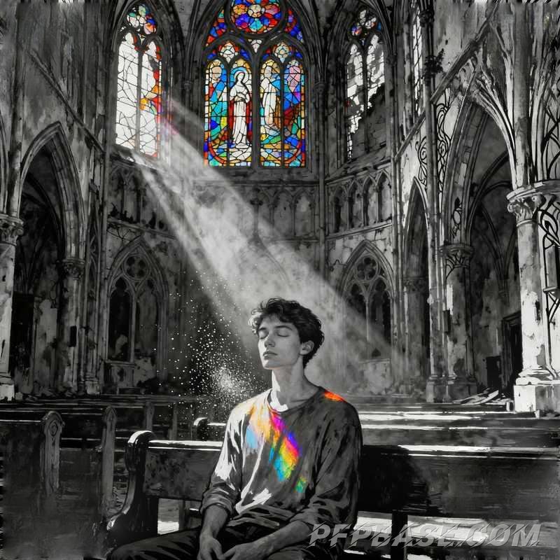 Image 8: male, profile picture, unique style, sophisticated vibe, social image