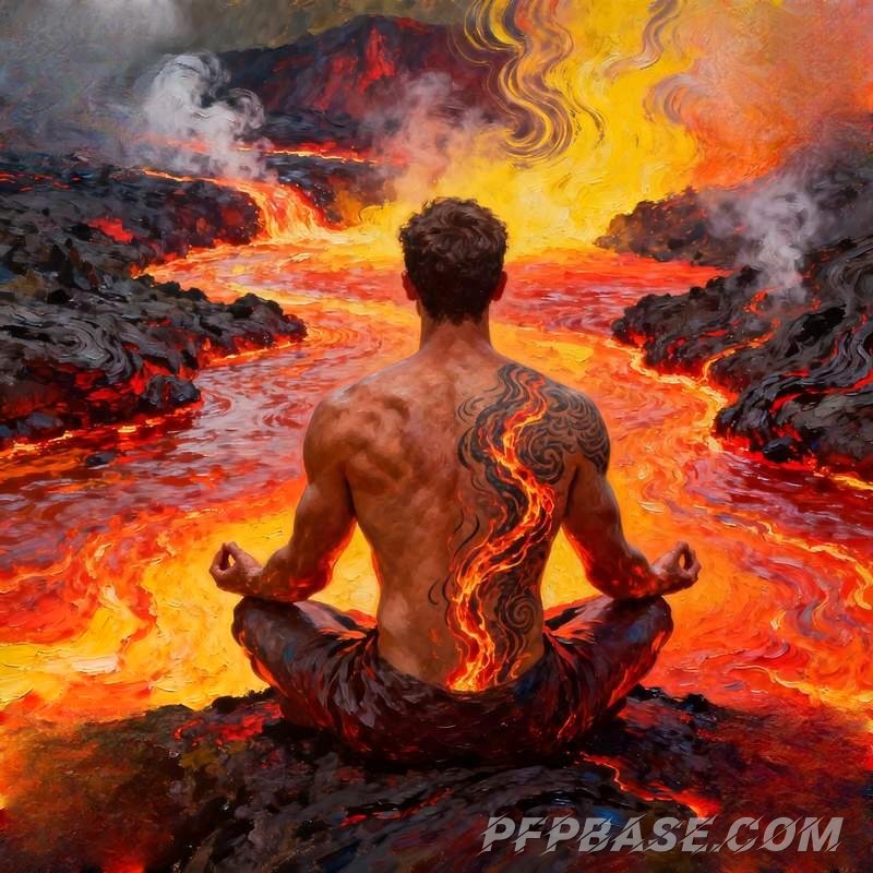 Image 5: man, portrait, cool vibe, unique style, enigmatic, urban