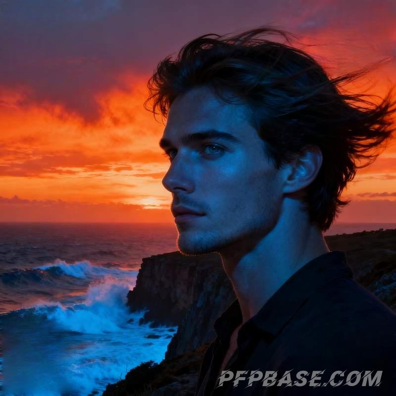 Image 4: man, cliff, urban night view, wasteland, subway tunnel, alpine tundra