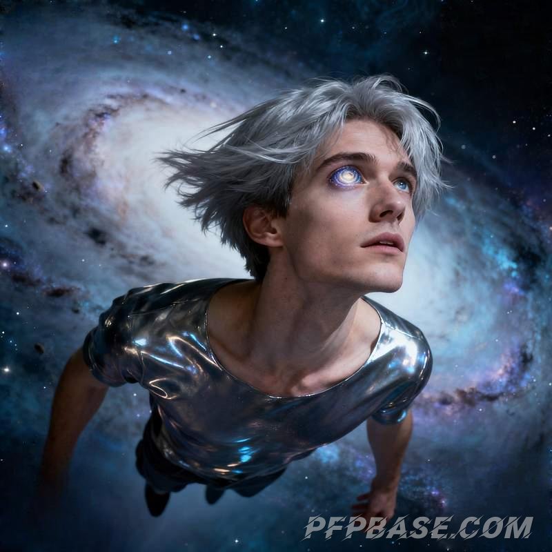 Image 4: man, grassland, volcano, forest, nebula, glacier