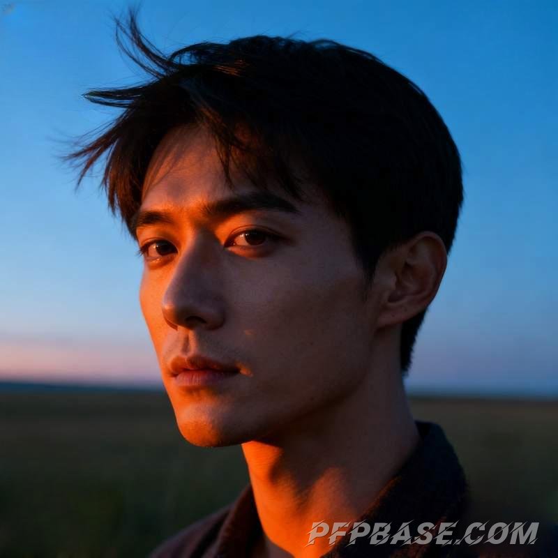 Image 8: man, grassland, volcano, forest, nebula, glacier