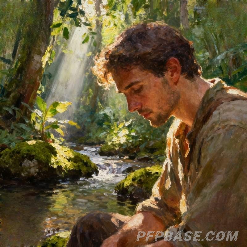 Image 2: handsome male profile, cliff at dusk, data galaxy, rainforest stream, snow mountain storm, graffiti