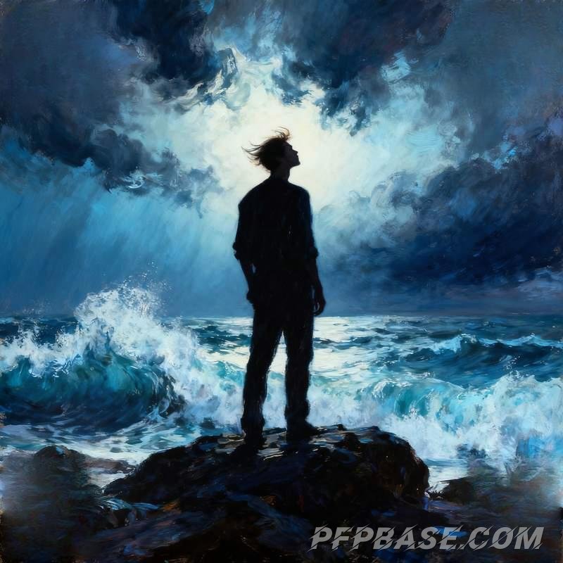 Image 5: young man, cliff at dusk, morning mist in forest, graffiti corner, coastal storm, desert oasis