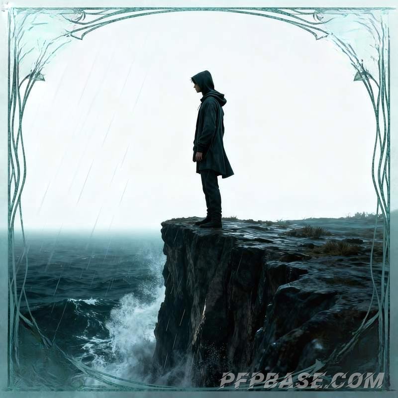 Image 1: wasteland youth, industrial alienation, ice crystal mirage, cliffside silhouette, parched riverbed,