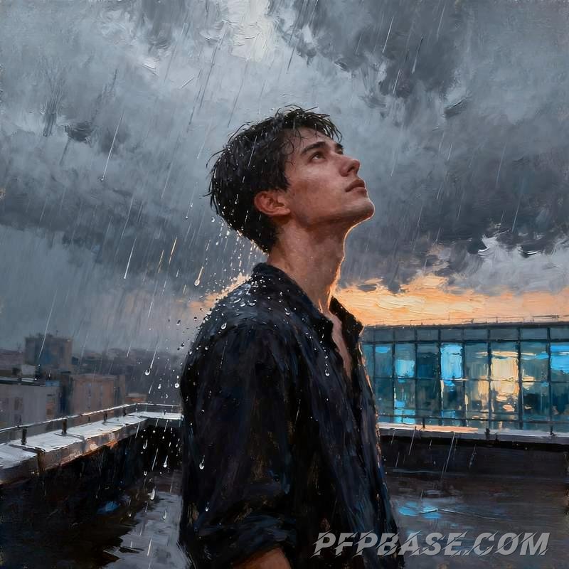 Image 8: man's silhouette, trench coat figure, volcanic rock platform, graffiti tunnel, alpine meadow, r